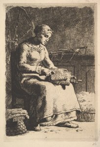 Der Wollkämmer, ca. 1855-56