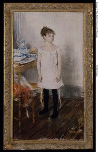 Germaine bei ihrer Toilette