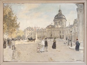 Institut de France in Paris um 1898