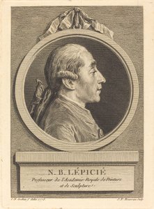 N.B. Lepicie von Jean Francois Rousseau after Charles Nicolas Cochin II