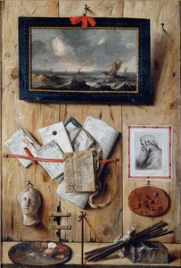 Ecke des Künstlerateliers von Jean Francois de Le Motte