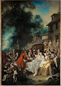 Ein Jagdfrühstück von Jean François de Troy