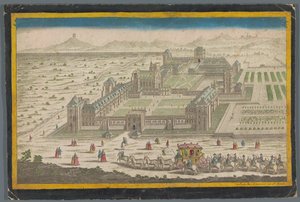 Ansicht des Château de Vincennes von Jean François Daumont