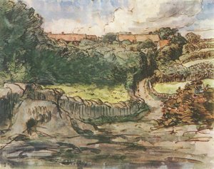 Der Meierhof Cousin in Gréville von Jean Francois Millet