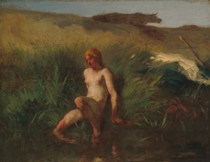 Die Badende von Jean Francois Millet
