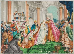 Die Krönung von Esther von Jean François de Troy