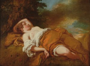 Schlafender Erntearbeiter von Jean François de Troy