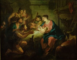 Die Anbetung der Hirten, 1725