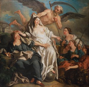 Die Zeit enthüllt die Wahrheit, 1733 von Jean François de Troy