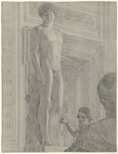 Statue von Antinous Albanie im Kapitolinischen Museum in Rom