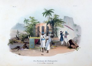 Sänftenträger, 1828 von Jean Henri Marlet