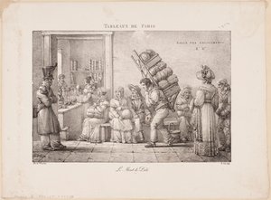 Tableaux de Paris. Le Mont de Piété. von Jean Henri Marlet
