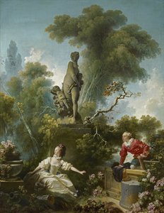 Der Fortschritt der Liebe: Das Treffen von Jean Honore Fragonard
