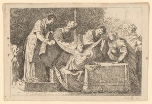 Die Beschneidung von Jean Honoré Fragonard after Jacopo Tintoretto