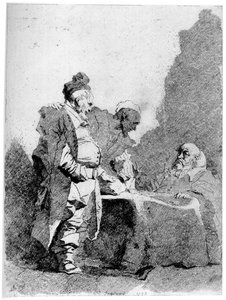 Les Traitants, um 1750-1800, 1924