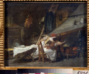 Am Herd von Jean Honore Fragonard