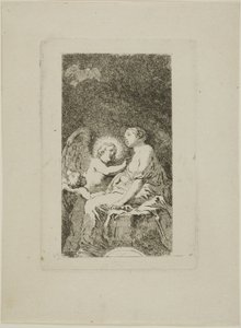 Heilige Katharina von Alexandria von einem Engel geheilt von Jean Honore Fragonard