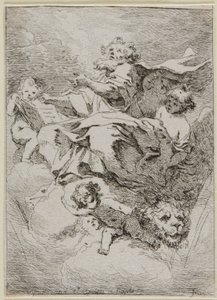 Heiliger Markus von Jean Honore Fragonard