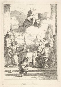 Das Bankett von Antonius und Kleopatra, ca. 1764