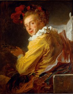 Die Musik - Porträt von Monsieur de la Breteche, Bruder des Abbe Saint-Non von Jean Honore Fragonard