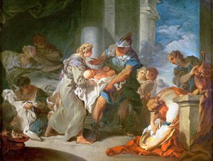Die Rettung des Säuglings Pyrrhus