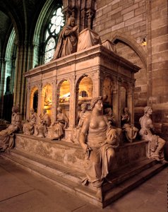 Orant und Liebkosung von Ludwig XII. (1462-1515) und Anne de Bretagne (1477-1514)