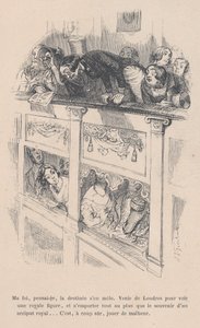 Ich war nach London gekommen, um einen Königlichen zu sehen, aber ich sah nur den Hinterkopf einer anderen Person, 1843