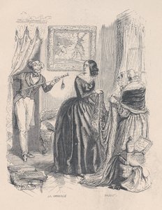 Neuer Aktäon, ich überraschte Diana, nicht in ihrem Bad, sondern mit einem Händler im Badezimmer. aus dem..., 1843