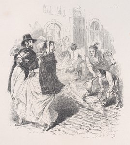 Überall sind Wasserhähne, Gießkannen jeder Form, Schaufeln und Töpfe jeder Größe, 1843 von Jean Ignace Isidore Gérard