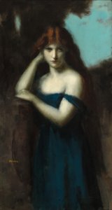Stehende Frau