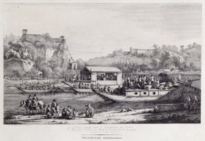 Bootsfahrt auf der Seine, 1803 von Jean Jacques de Boissieu