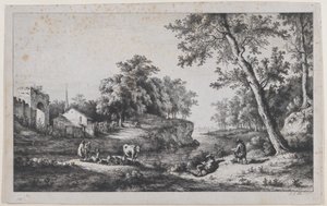 Landschaft bei Ambronay, 1796