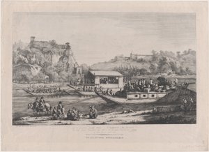 Papst Pius VII. auf der Saône, 1805 von Jean Jacques de Boissieu