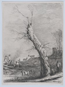 Winter, nach einer Zeichnung in Saint-Chamond, 1795 von Jean Jacques de Boissieu
