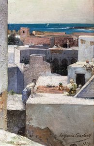 Abend auf den Terrassen (Marokko)