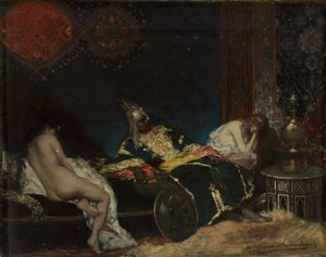 Die serbische Konkubine (Un Envoi de Serbie), 1876