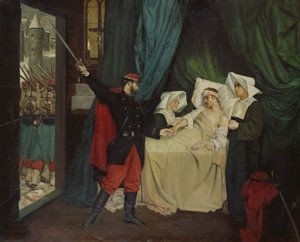 Szene während des Krieges von 1870