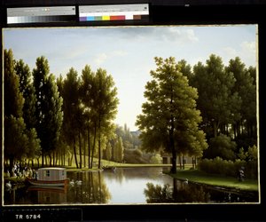Der Park von Mortefontaine von Jean Joseph Xavier Bidauld