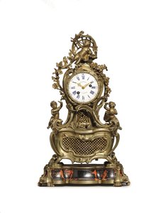 Eine Louis XV Ormolu-Musikuhr, ca. 1750
