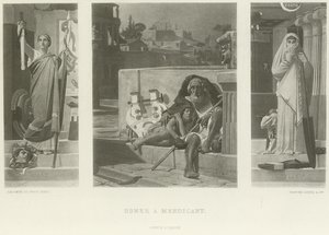 Homer ein Bettler von Jean Jules Antoine Lecomte du Nouy