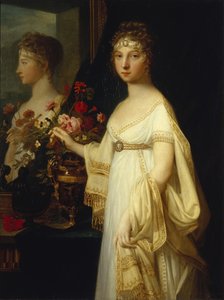 Porträt der Kaiserin Elisabeth Alexejewna, Prinzessin Luise von Baden, 1802