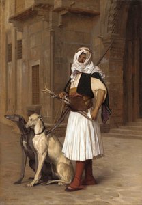 Anaute mit zwei Whippets, 1867