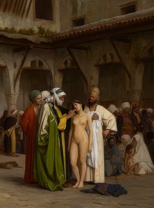 Der Sklavenmarkt von Jean Leon Gerome