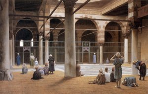Interieur einer Moschee im Jahr 1870 von Jean Leon Gerome