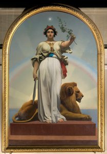 Die Republik von Gerome Jean Leon (1824 - 1904) (Allegorie - 1848); Mairie des Lilas