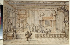 Das Zimmer von König Ludwig XIV. in Versailles von Jean Lepautre