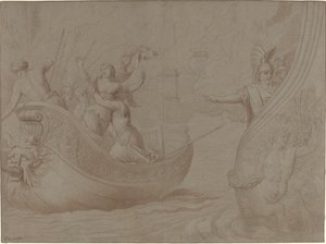 Die Entführung der Helena von Troja von Jean Lepautre
