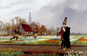 Die Tulpenmanie von Jean Leon Gerome