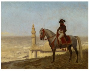 Der General Bonaparte in Kairo, Skizze von Jean Leon Gerome