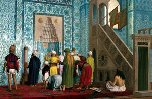 Die Blaue Moschee von Jean Leon Gerome